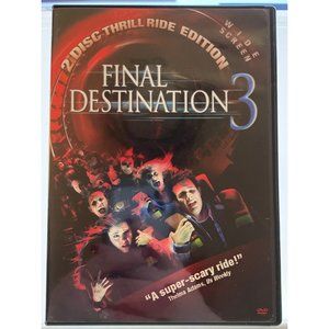 Final Destination 3 Movie DVD 2 Disc Thrill Ride Widescreen Edition